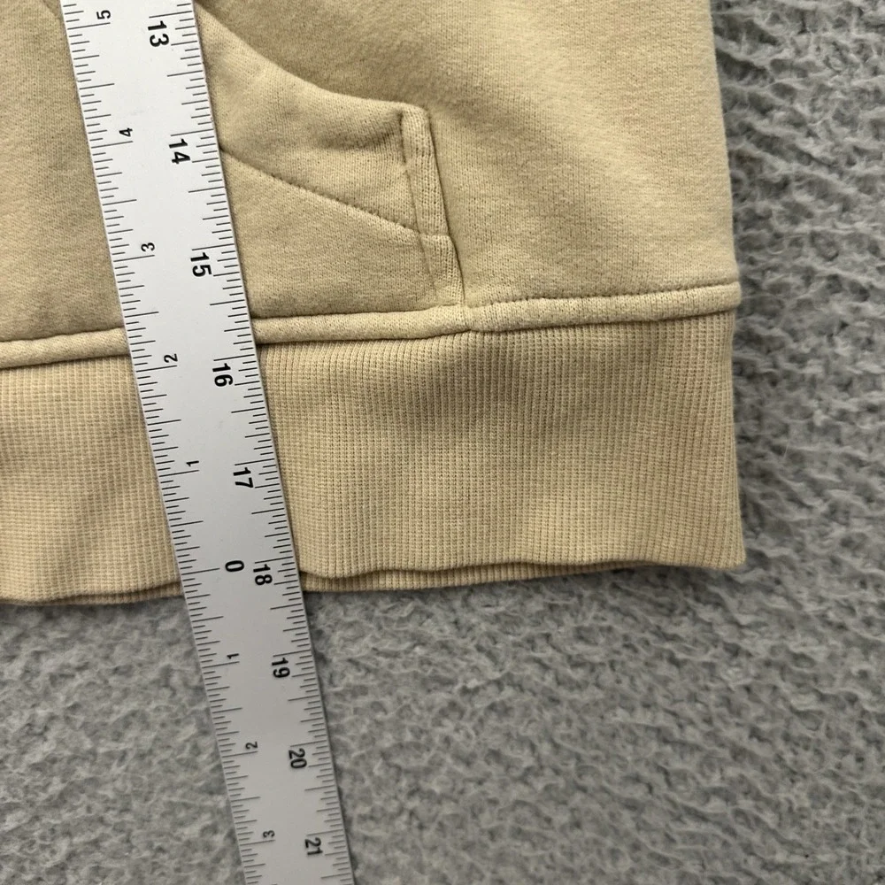 Lululemon Scuba Oversized Funnel Neck Half Zip Sweatshirt Trench Tan Women's M/L